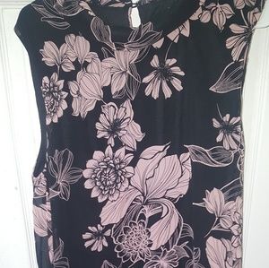 Beautiful Brand New black and soft pink dress
